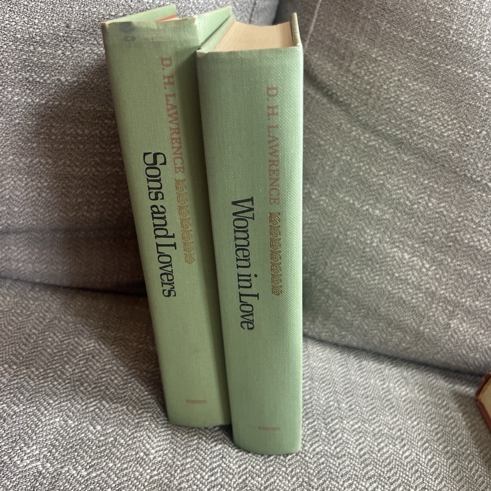 D. H. Lawrence Sons And Lovers (1913) & Women In Love (1950) Hardback Books